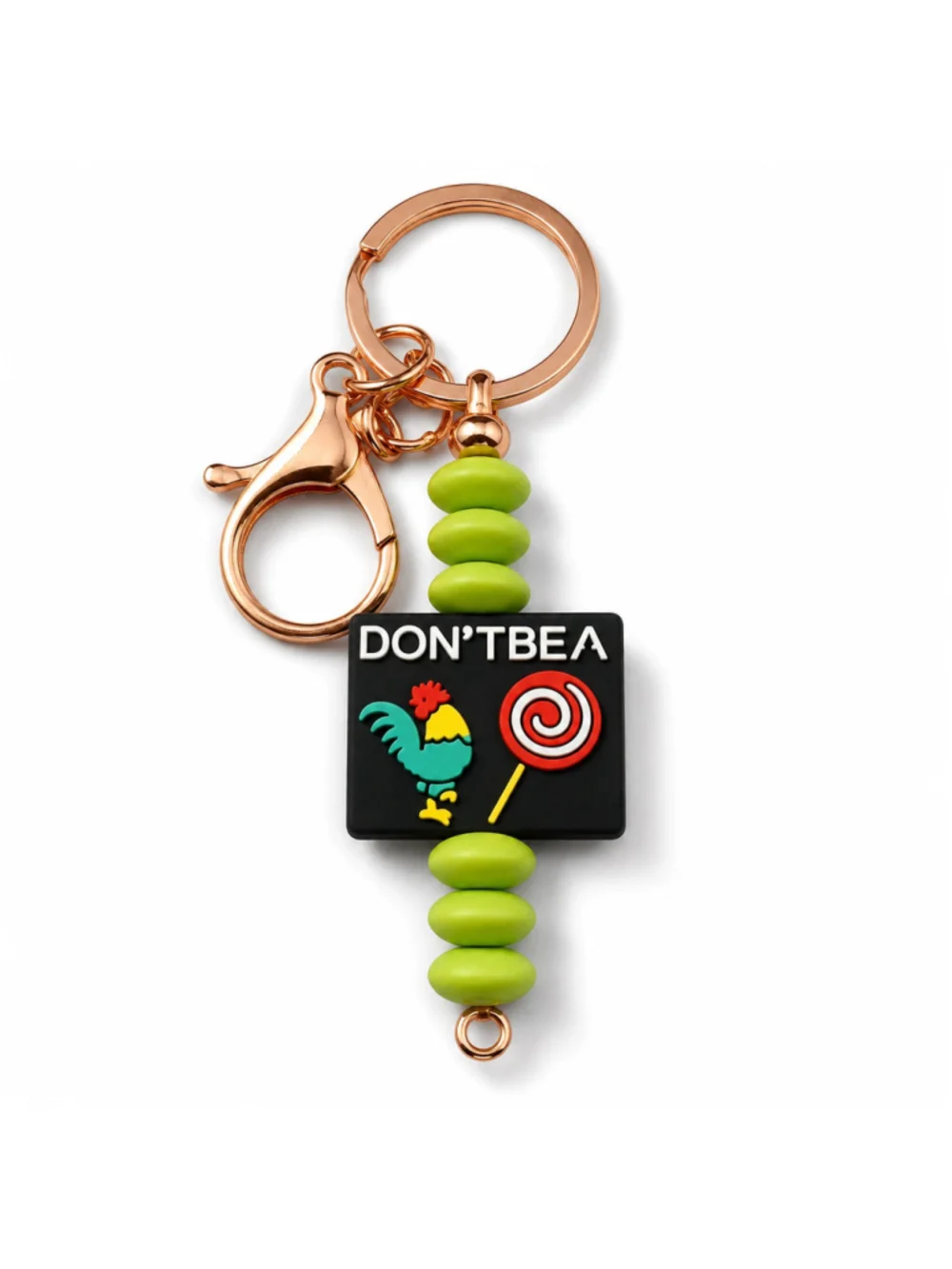 Funny “Don’t Be a C*ck Sucker” Rooster Lollipop Keychain